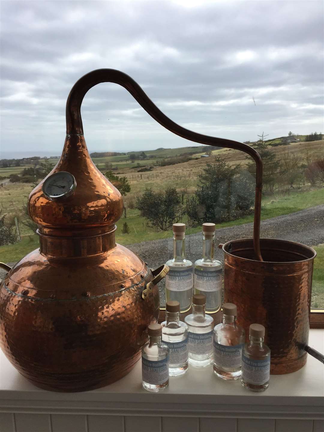 Ice and Fire Distillery at Latheronwheel has changed its normal operations to focus on creating hand sanitiser.