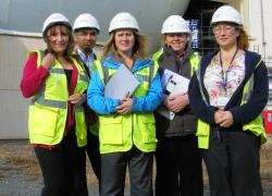 Members of the health team who visited Dounreay.