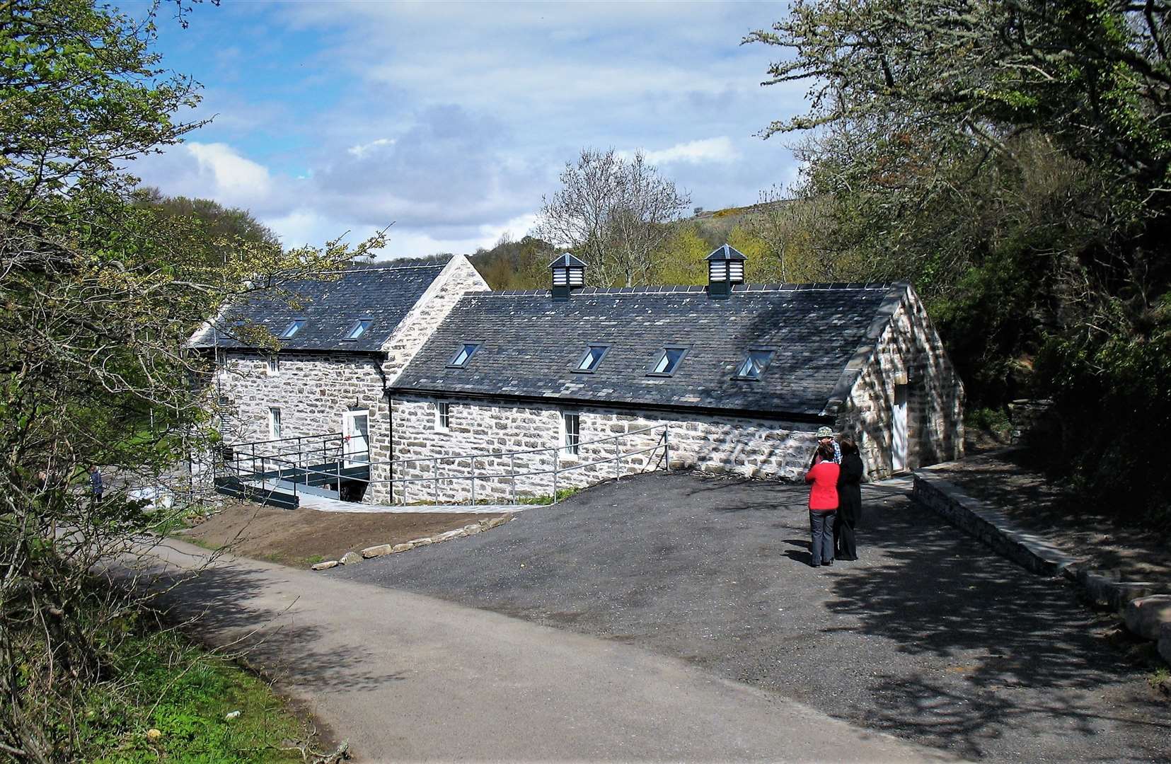 The old Dunbeath mill where Whittles Publishing is based.