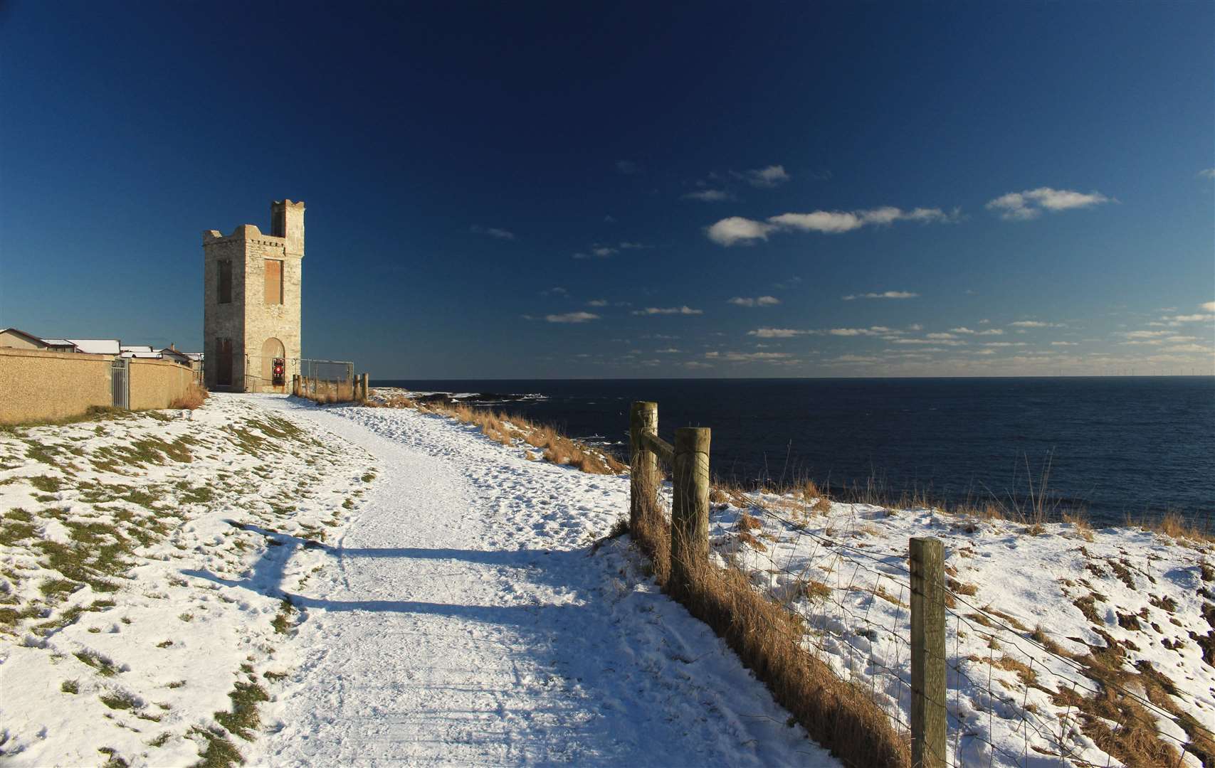 The Soldiers’ Tower at the North Head, photographed in February this year. Community council chairperson Joanna Coghill described the monument as 'iconic to the entrance to Wick from the sea'. Picture: Alan Hendry