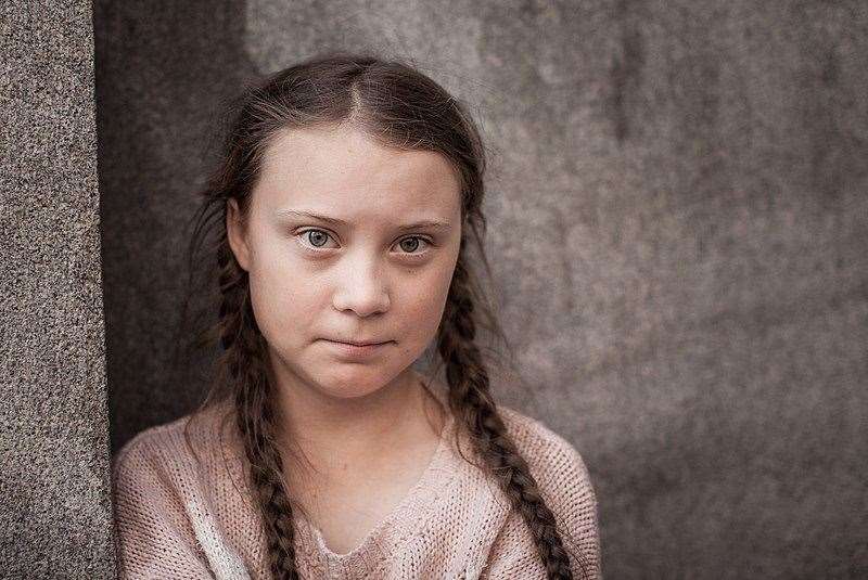 Teenage Swedish activist Greta Thunberg.