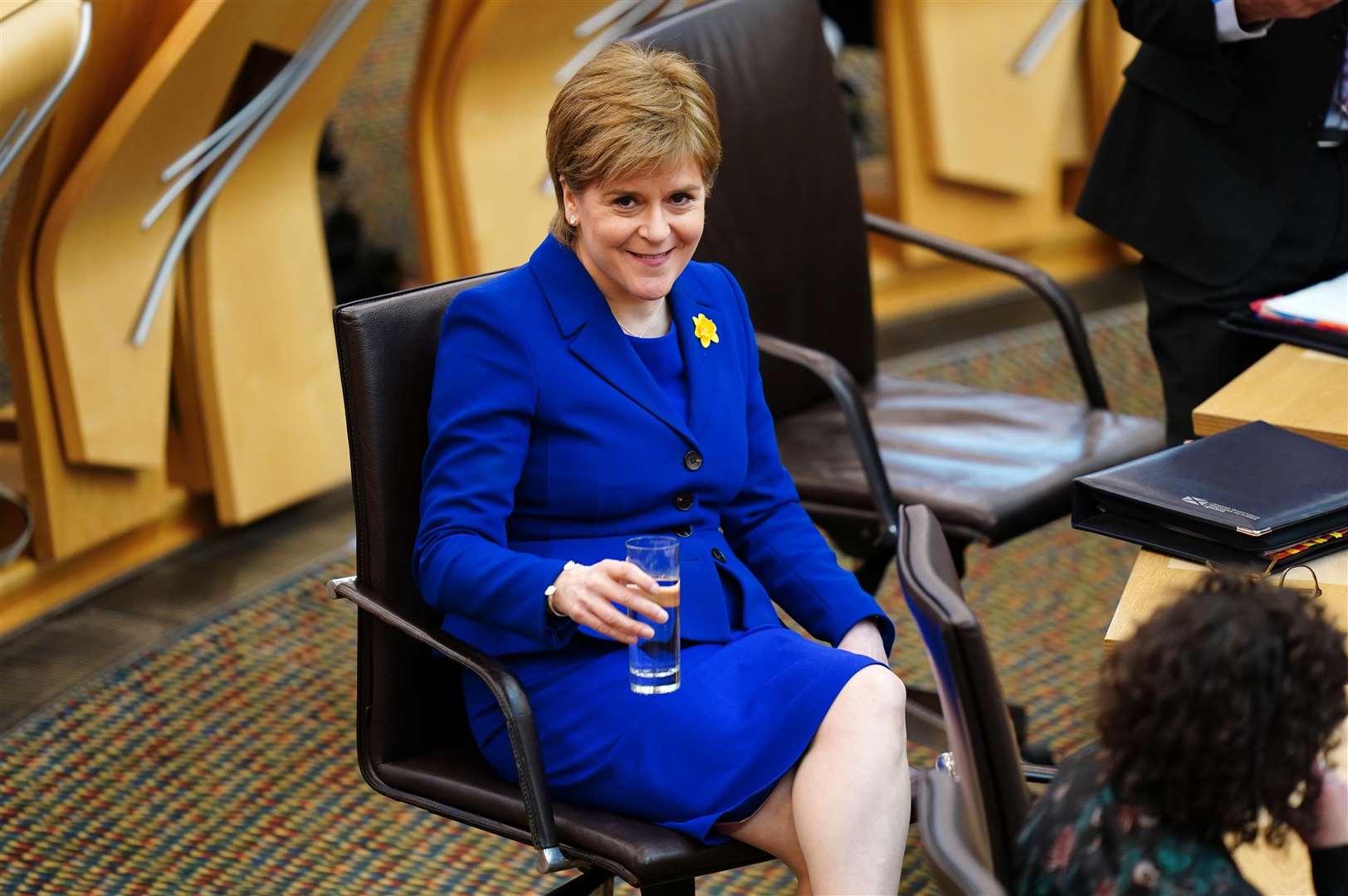 Nicola Sturgeon faced First Minister’s Questions for the last time on Thursday (Jane Barlow/PA)