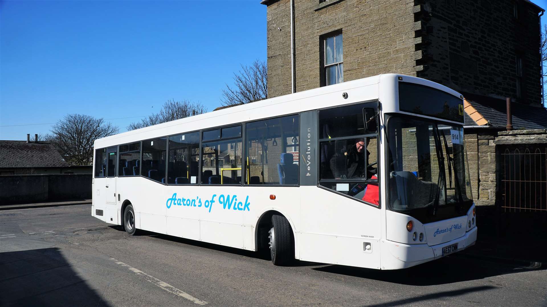 Aaron of Wick's fulfils contract routes in Caithness on behalf of Highland Council. Picture: DGS