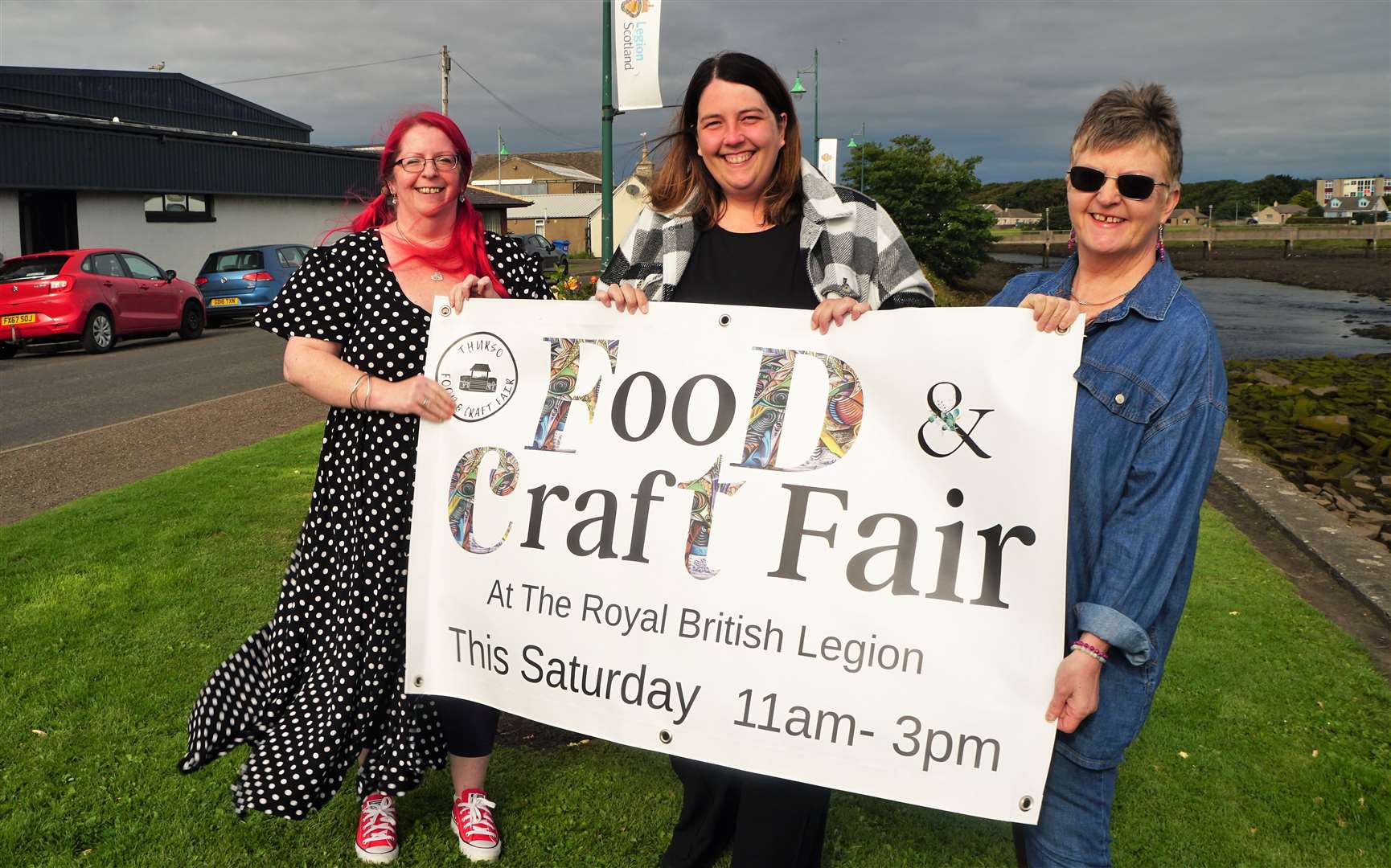 From left, Penny Irvine, Kara Fraser and Yvonne Rathbone will be hosting a special craft event in Thurso. Picture: DGS