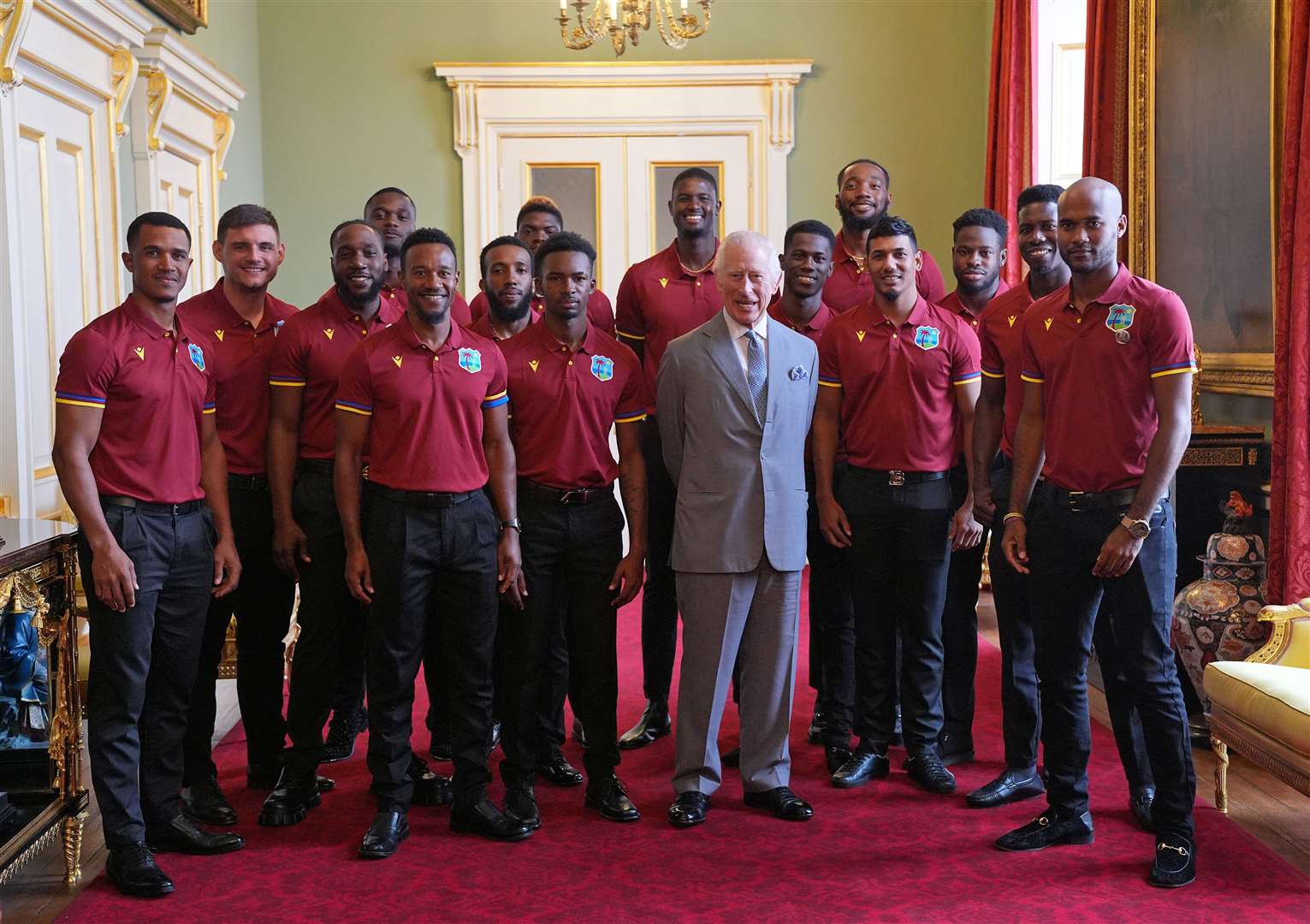 Charles expressed his concern over the situation regarding Hurricane Beryl (Yui Mok/PA)