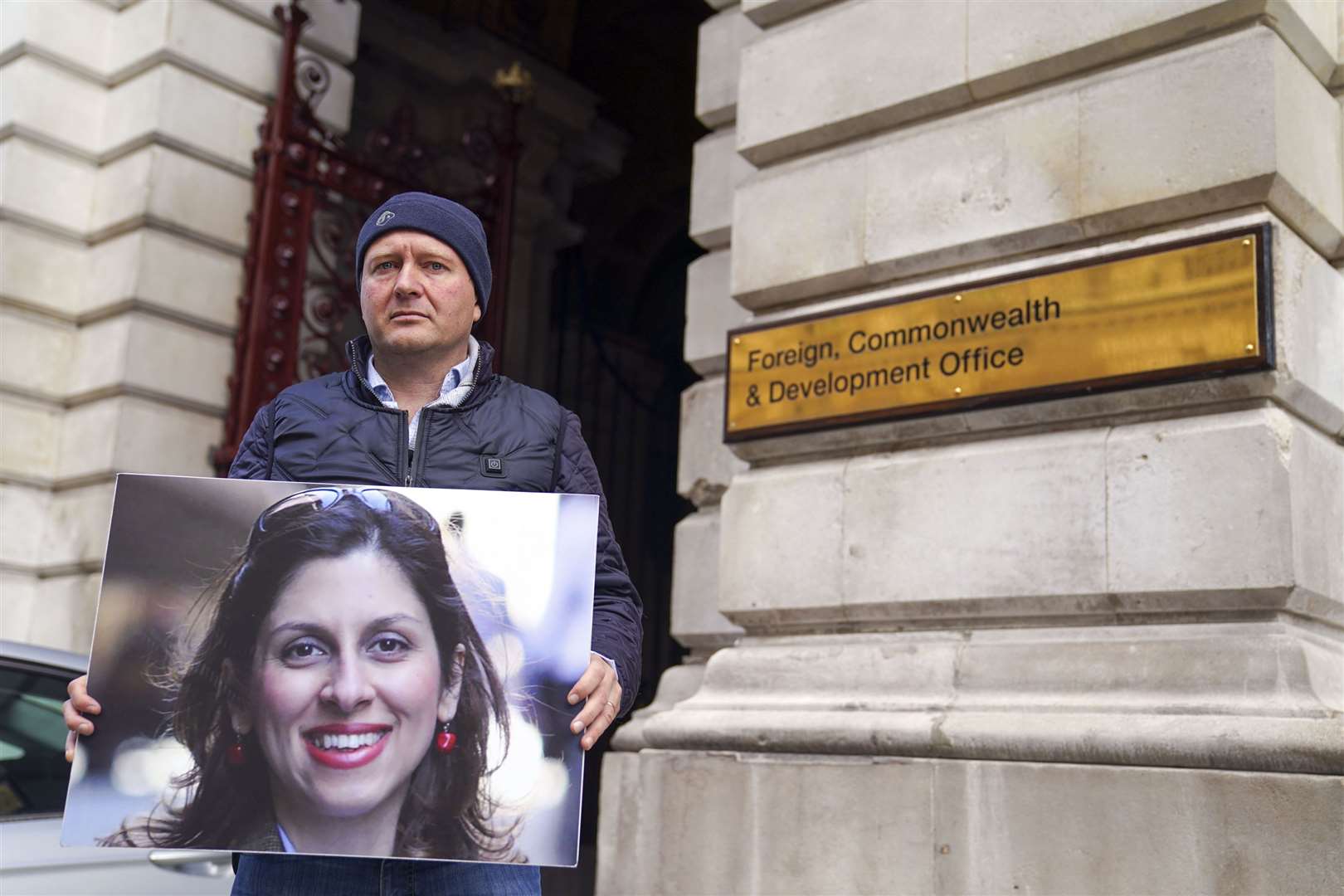 Richard Ratcliffe has gone on hunger strike for the second time in two years and intends to sleep in a tent following his wife losing her latest appeal in Iran (Steve Parsons/PA)