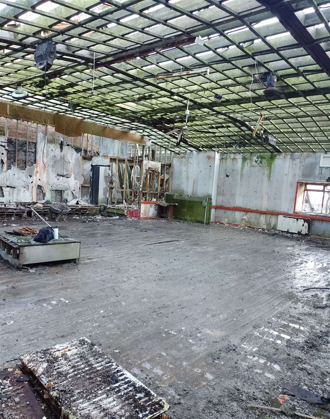 Inside the former Dounreay Social Club – one of the images submitted to Highland Council as part of the planning application.