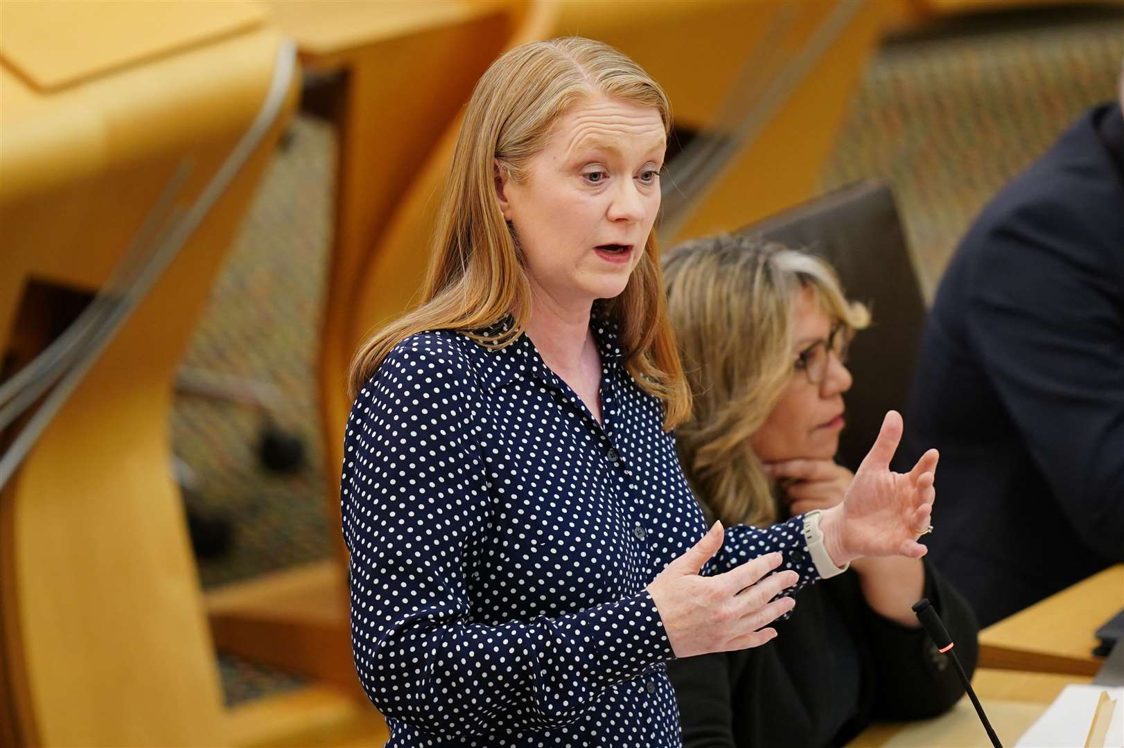 Social Justice Secretary Shirley-Anne Somerville said the cash will help protect pensioners and those on low incomes (Jane Barlow/PA)