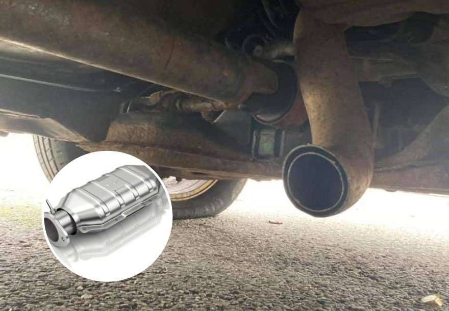 Catalytic converter thefts are on the increase (file image).
