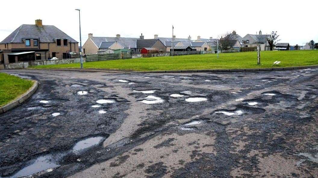 Caithness potholes.