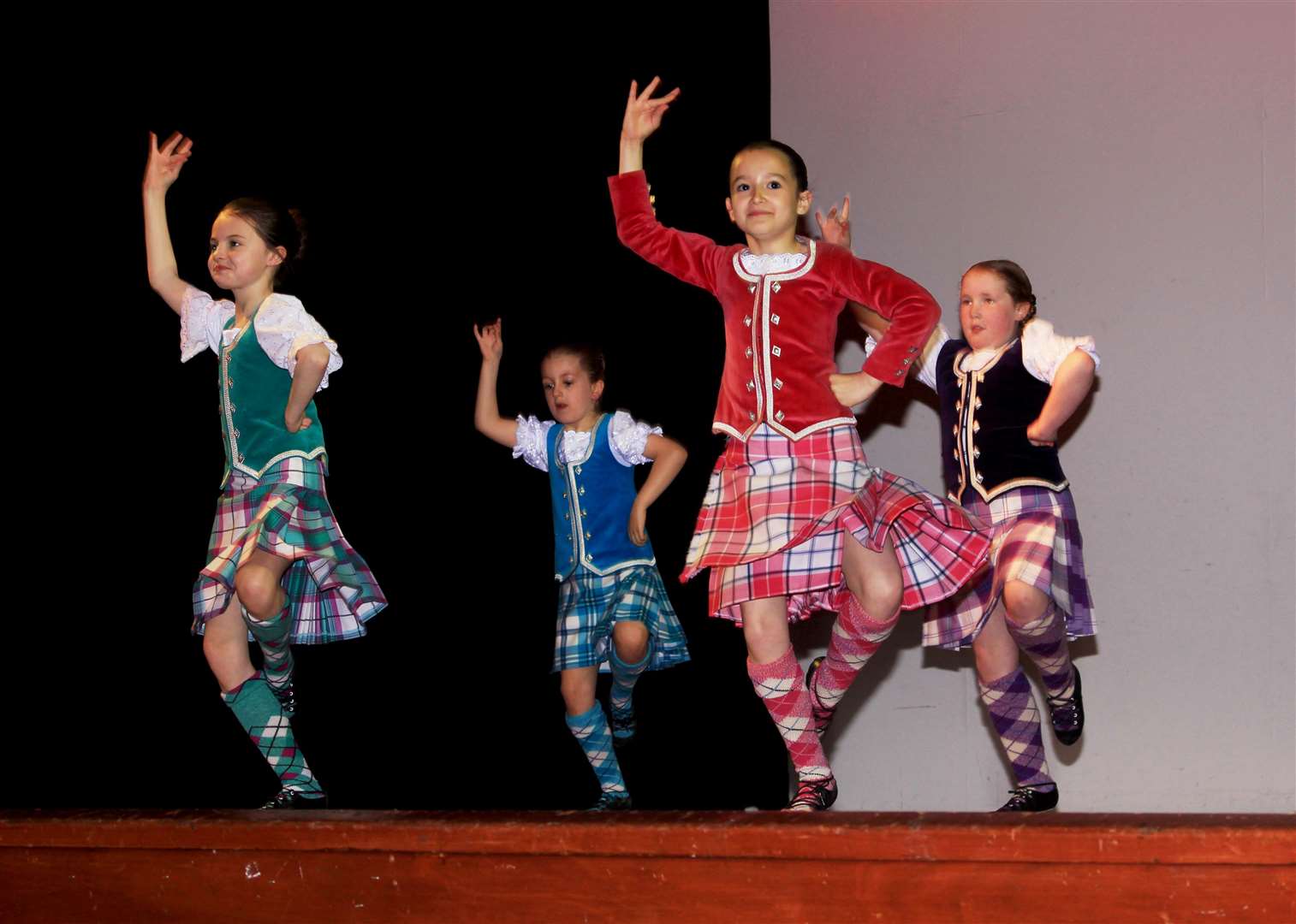 Members of the Elise Lyall School of Dance putting on a display in the Assembly Rooms on Saturday. Picture: Alan Hendry