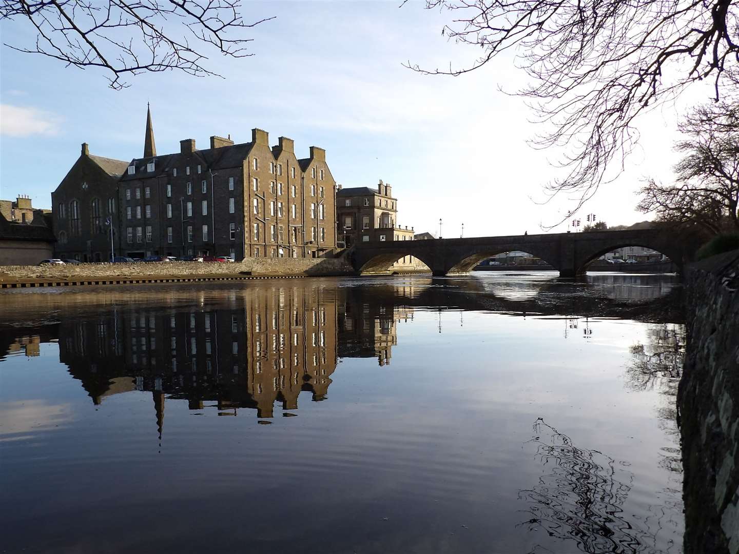 Matthew Towe sent this shot of Wick River on a lovely sunny morning.