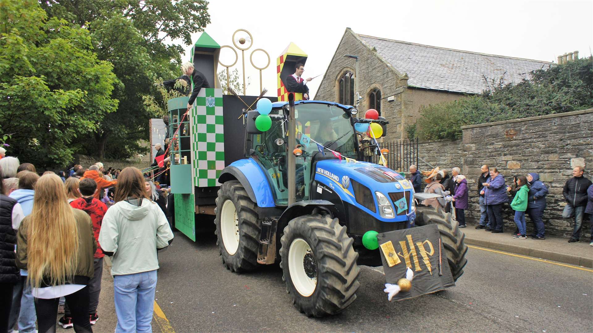 Procession of floats and fancy dress for Wick Gala Week 2022. Picture: DGS