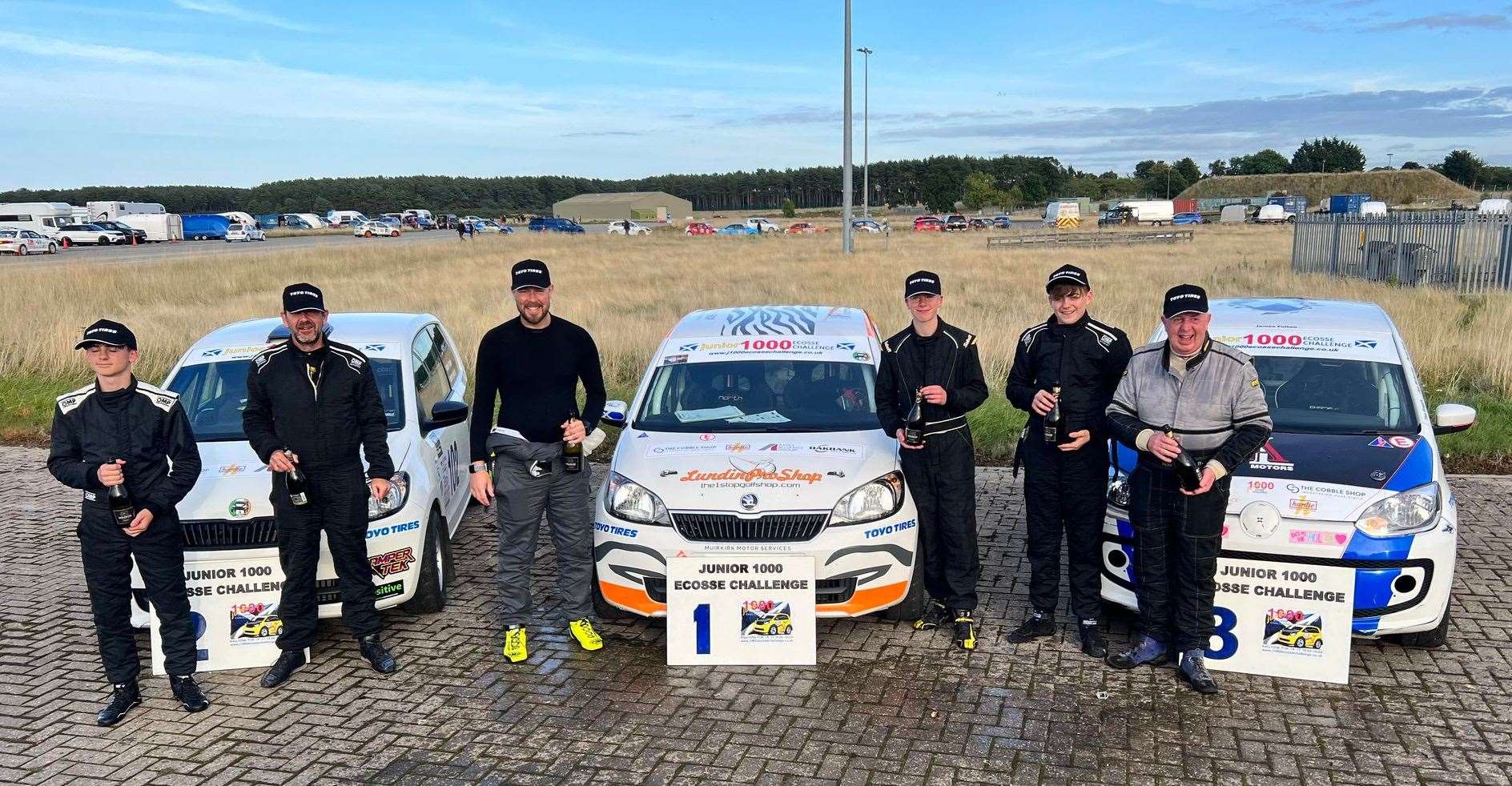 Jack Ryan and navigator Robin Nicolson (right) finished third in the Autosave Components Autumn Stages Rally held at Kinloss. Picture: Ron Walker