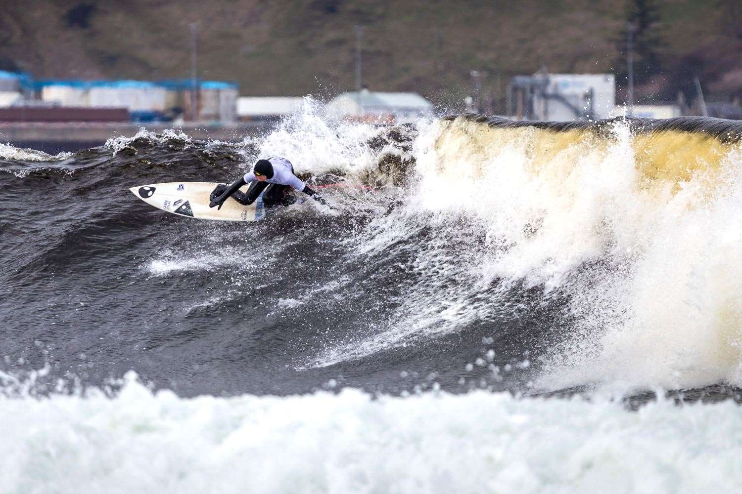 Thurso's Phoebe Strachan came fifth overall in the women's division of the British Surfing Championships. Picture: Studiograff Photography