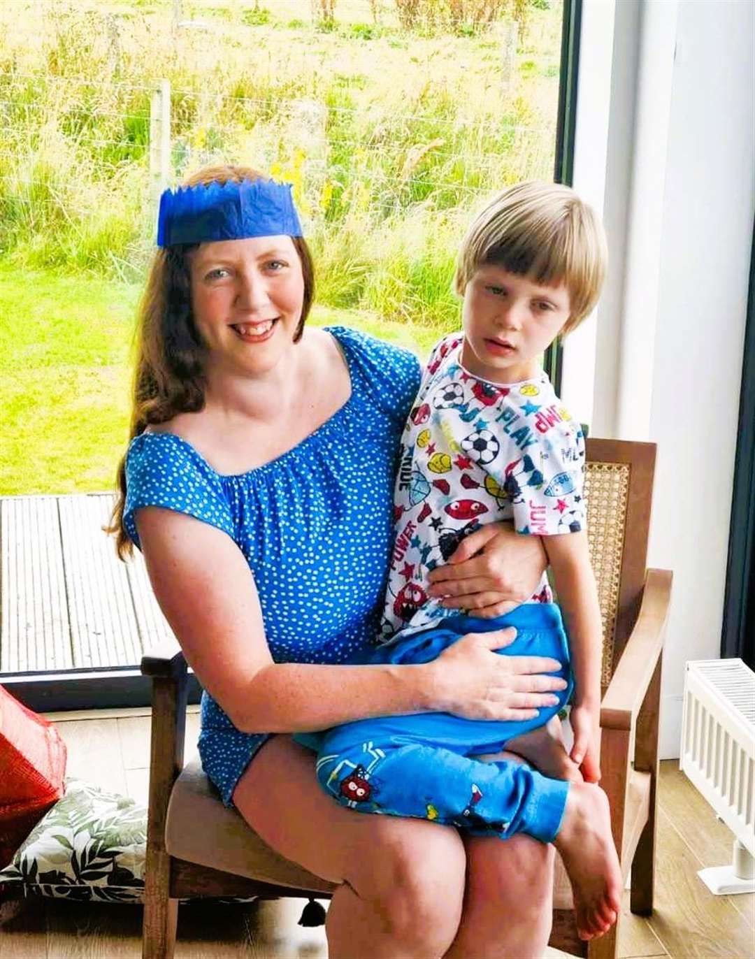 Elizabeth Jones and her son, Ollie. She has slammed Highland Council for changes to its respite care provision in Caithness for disabled children. Picture supplied