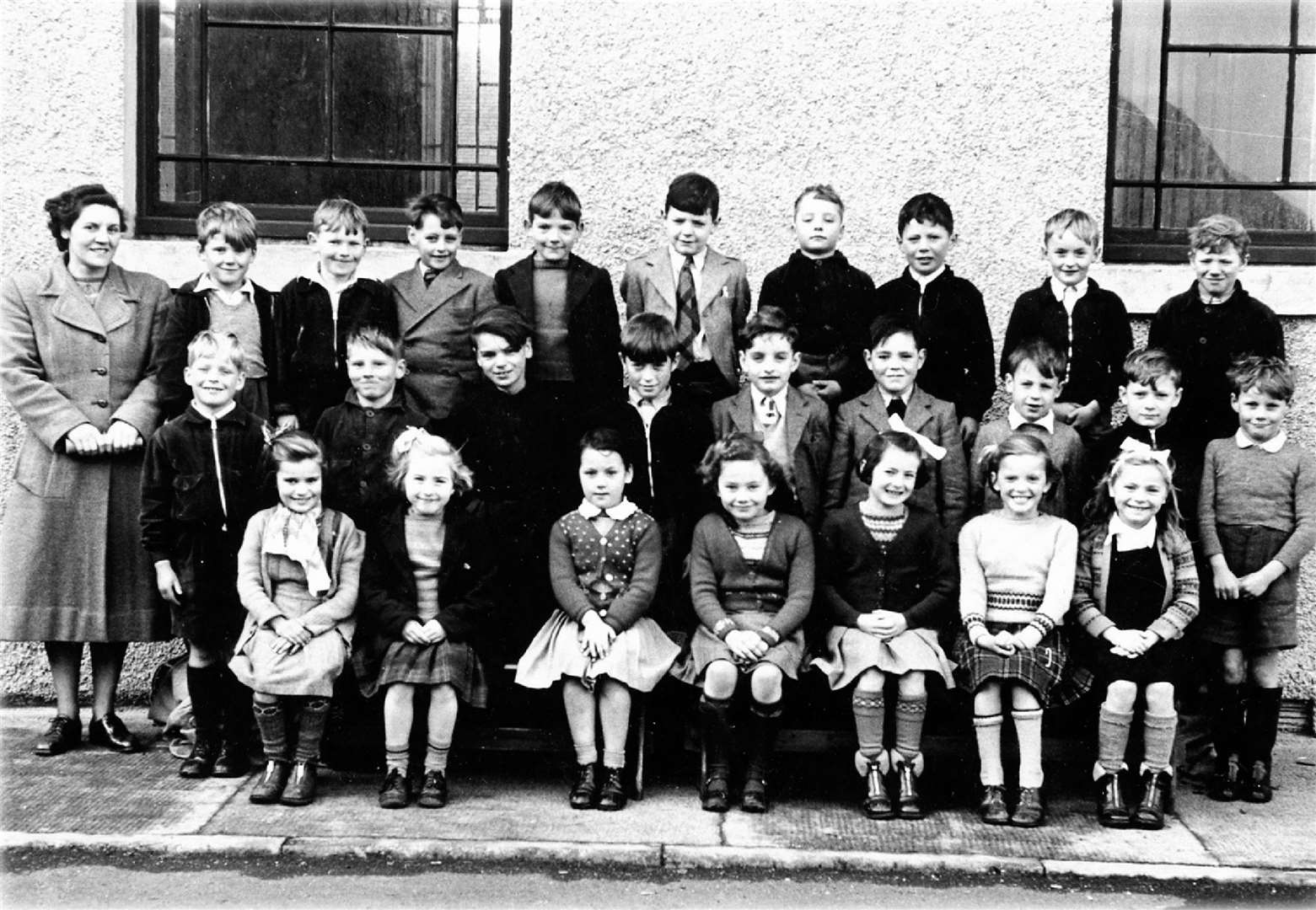 A class at Wick North School in 1951 with teacher Miss Maclennan, pictured by the Aberdeen Photographic Service Ltd.