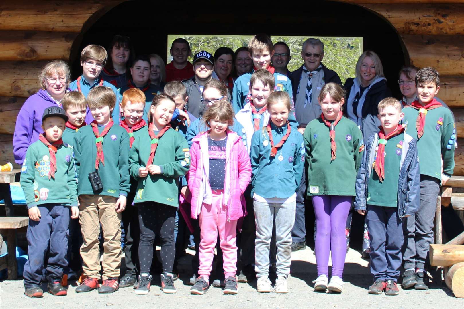 Beavers, Cubs and Scouts from the Wick and Dunnet Bay groups taking part in the annual Jamboree on the Trail at Dunnet Forest. Picture: Katrina Cormack