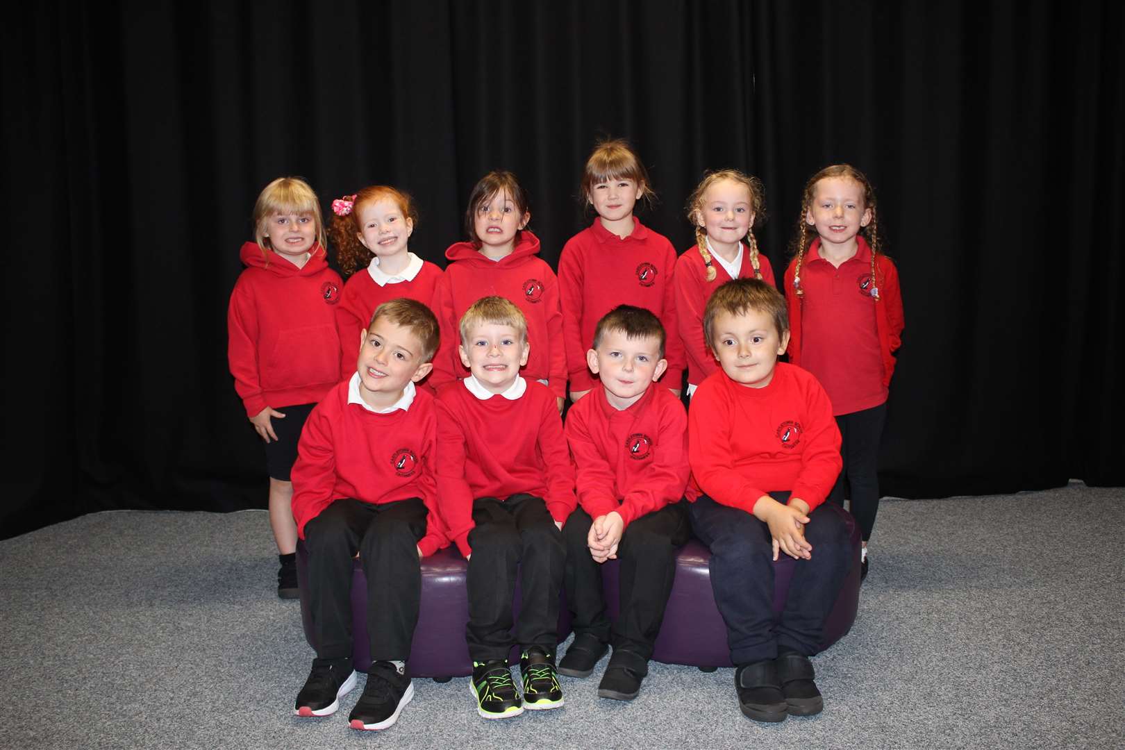 The new Primary 1 class at Castletown Primary.