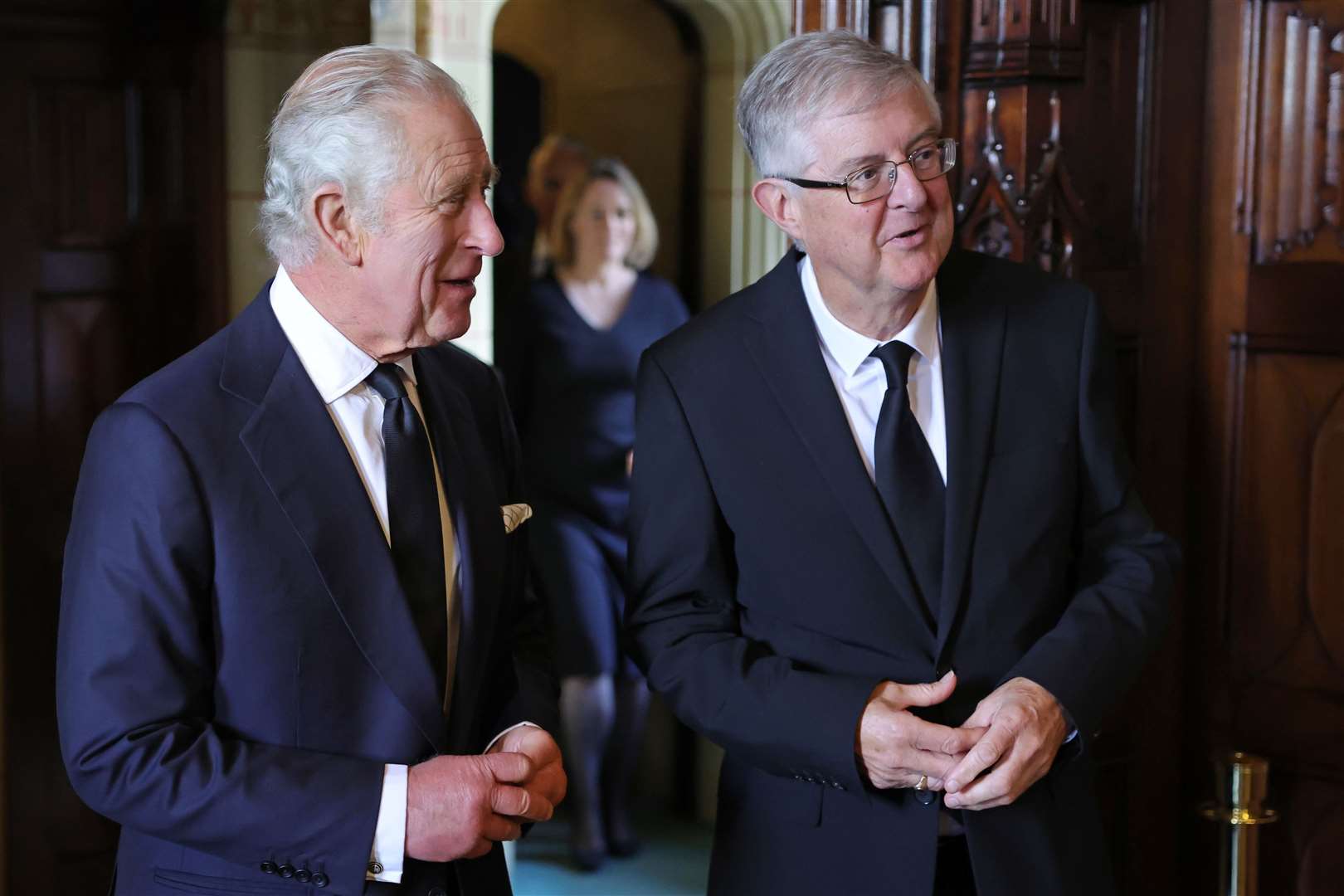 First Minister Mark Drakeford (right) will attend the coronation (Chris Jackson/PA)