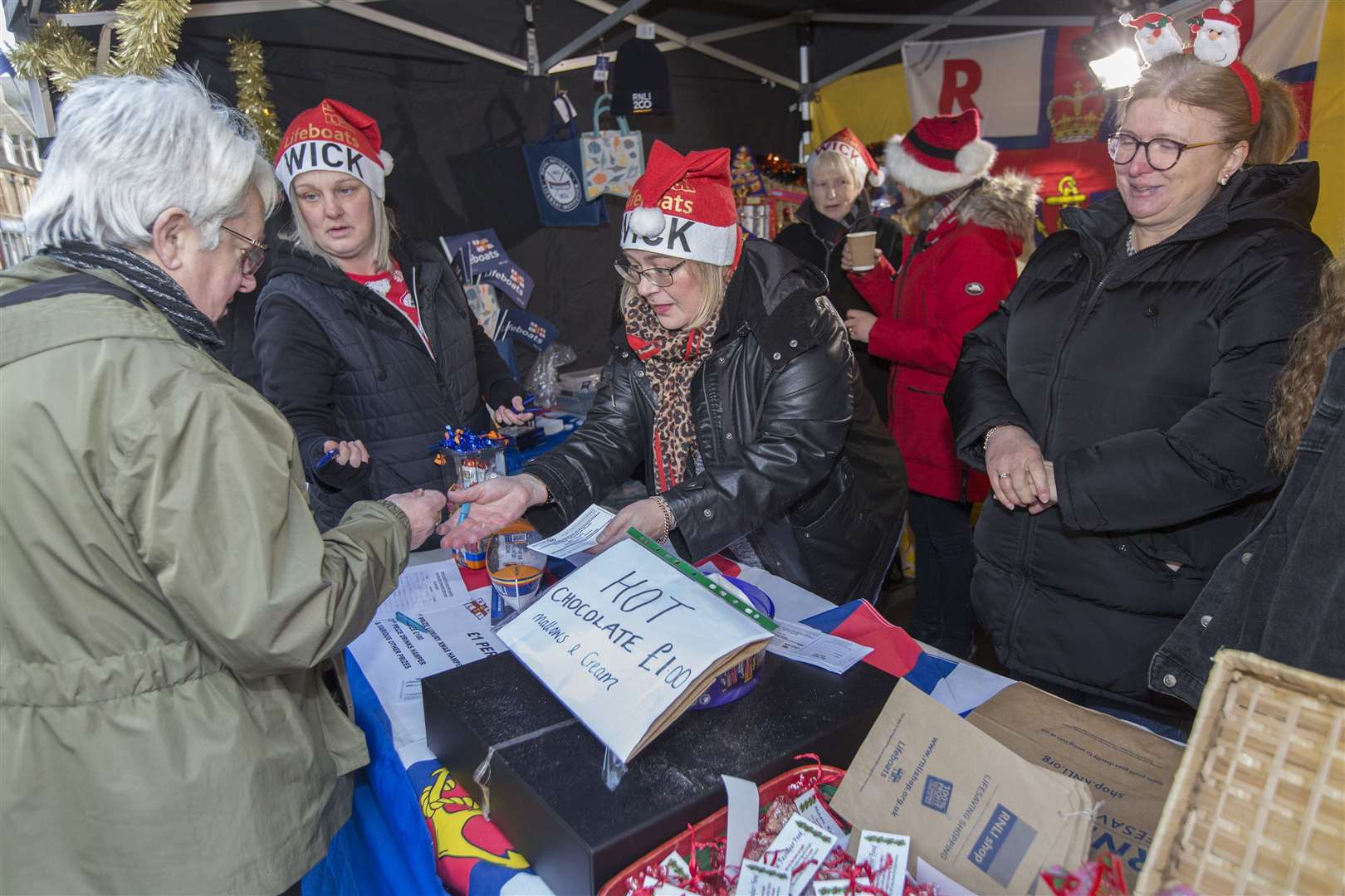 The Wick RNLI stall was a popular attraction throughout the day. Picture: Robert MacDonald / Northern Studios