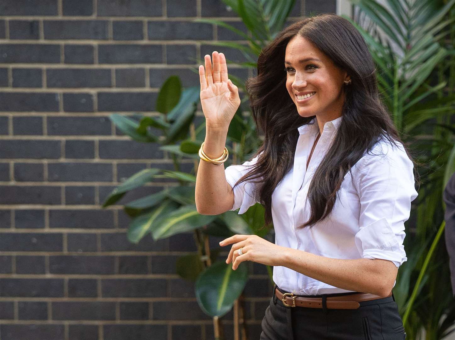 Meghan launched a capsule collection with the charity last year (Dominic Lipinski/PA)