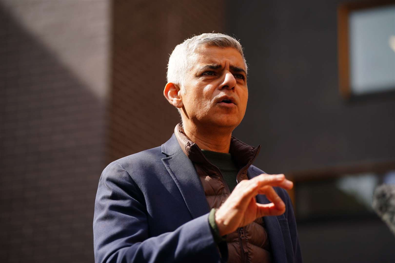 London Mayor Sadiq Khan said the Met’s handling of an incident involving Gideon Falter was ‘concerning’ (Victoria Jones/PA)