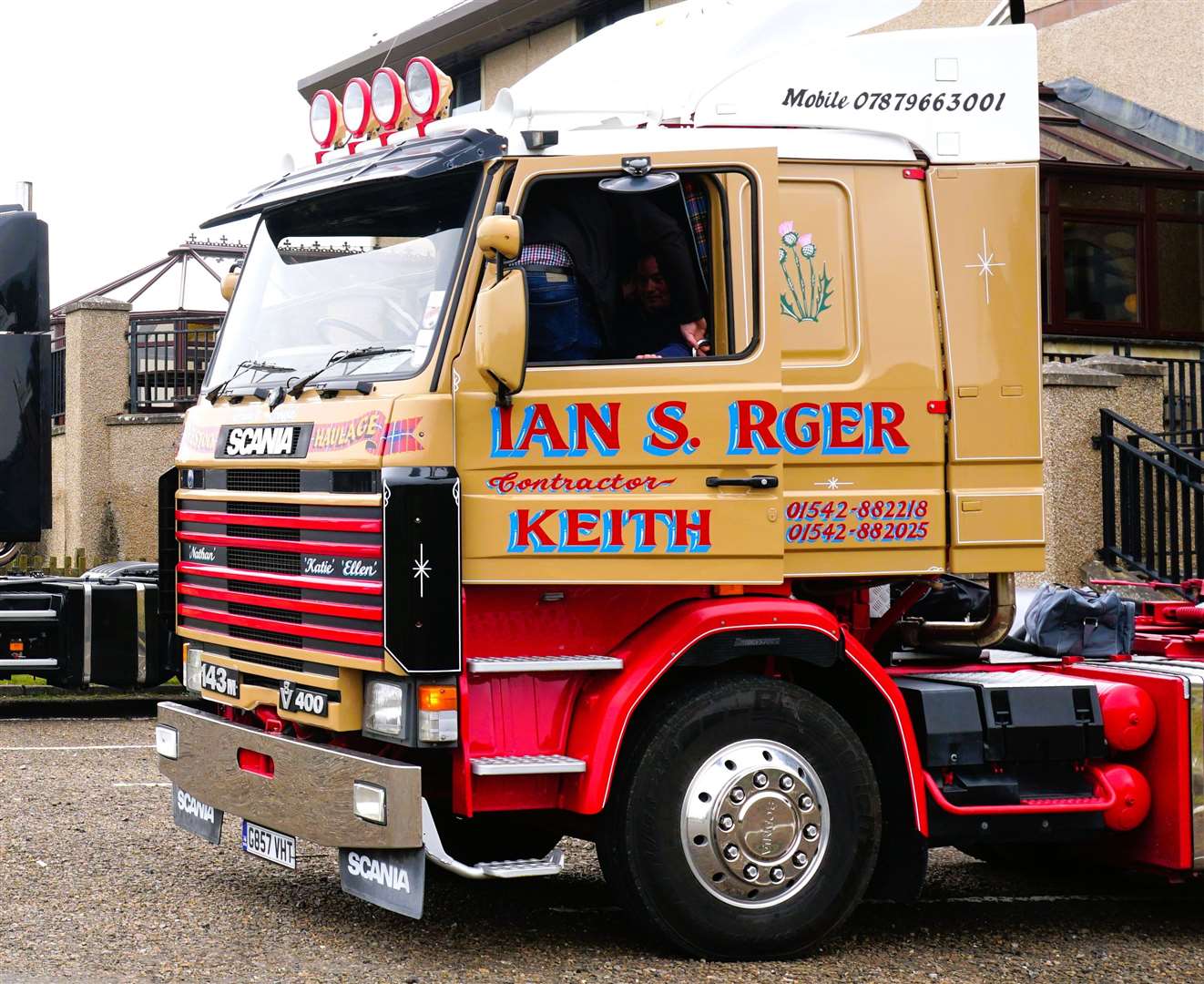 The lorry cabs that turned up in Thurso were gleaming. Picture: DGS