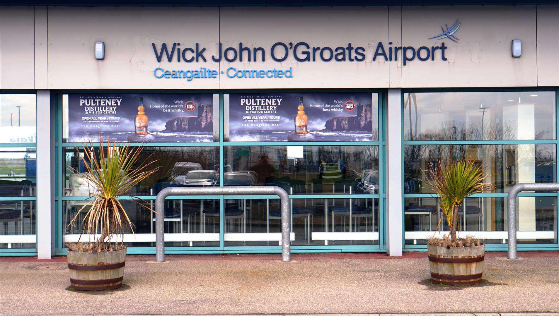 Wick John O'Groats Airport had fewer passengers over 2019. . Picture: DGS