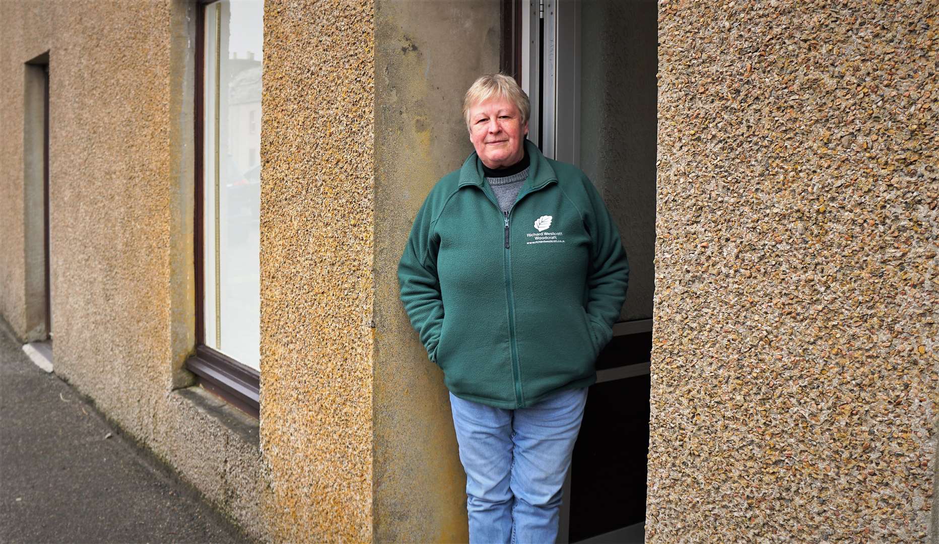Jane Pullen outside The Lybster Studio in the village's Main Street. Picture: DGS