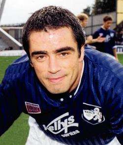 Davie Kirkwood in his days as a player with Raith Rovers.