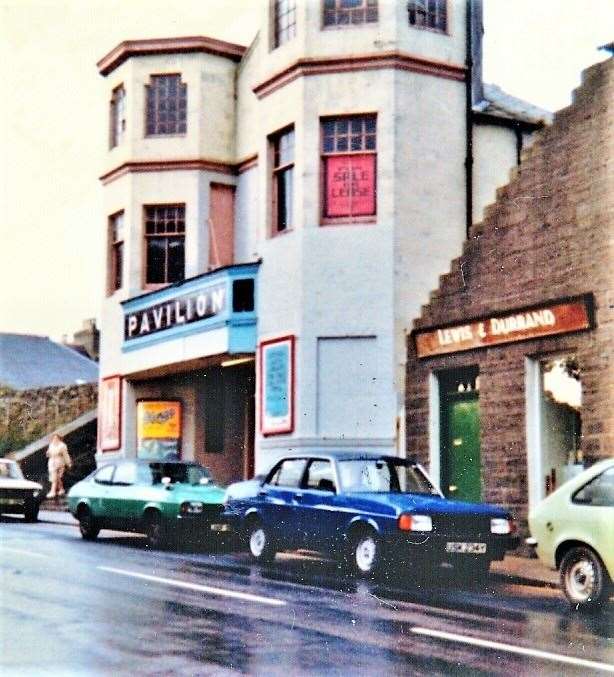 The Pavilion cinema pictured just before it ceased to trade in the early 1980s. Picture: Eswyl Fell