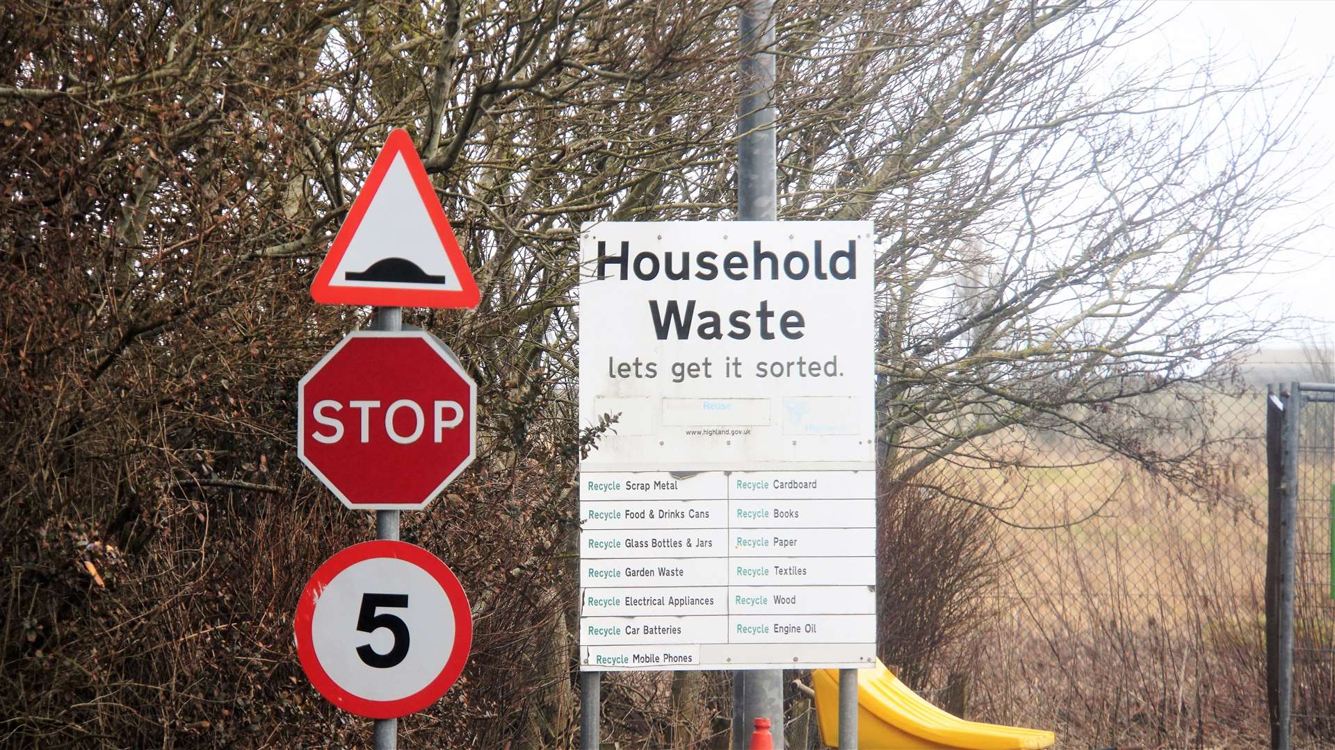 The Household Waste Recycling Centre in Wick. Picture: DGS