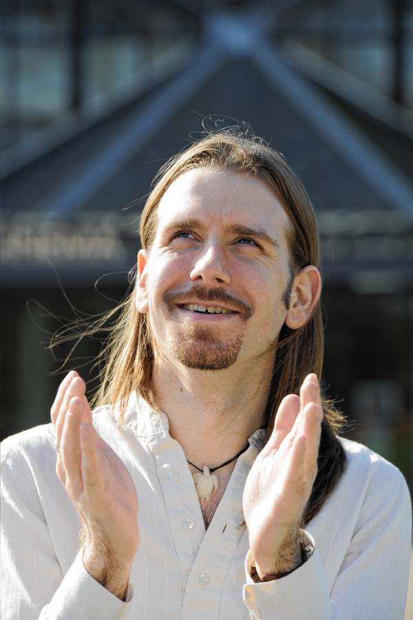 Martin Bannon as Jesus in Jesus Christ Superstar.