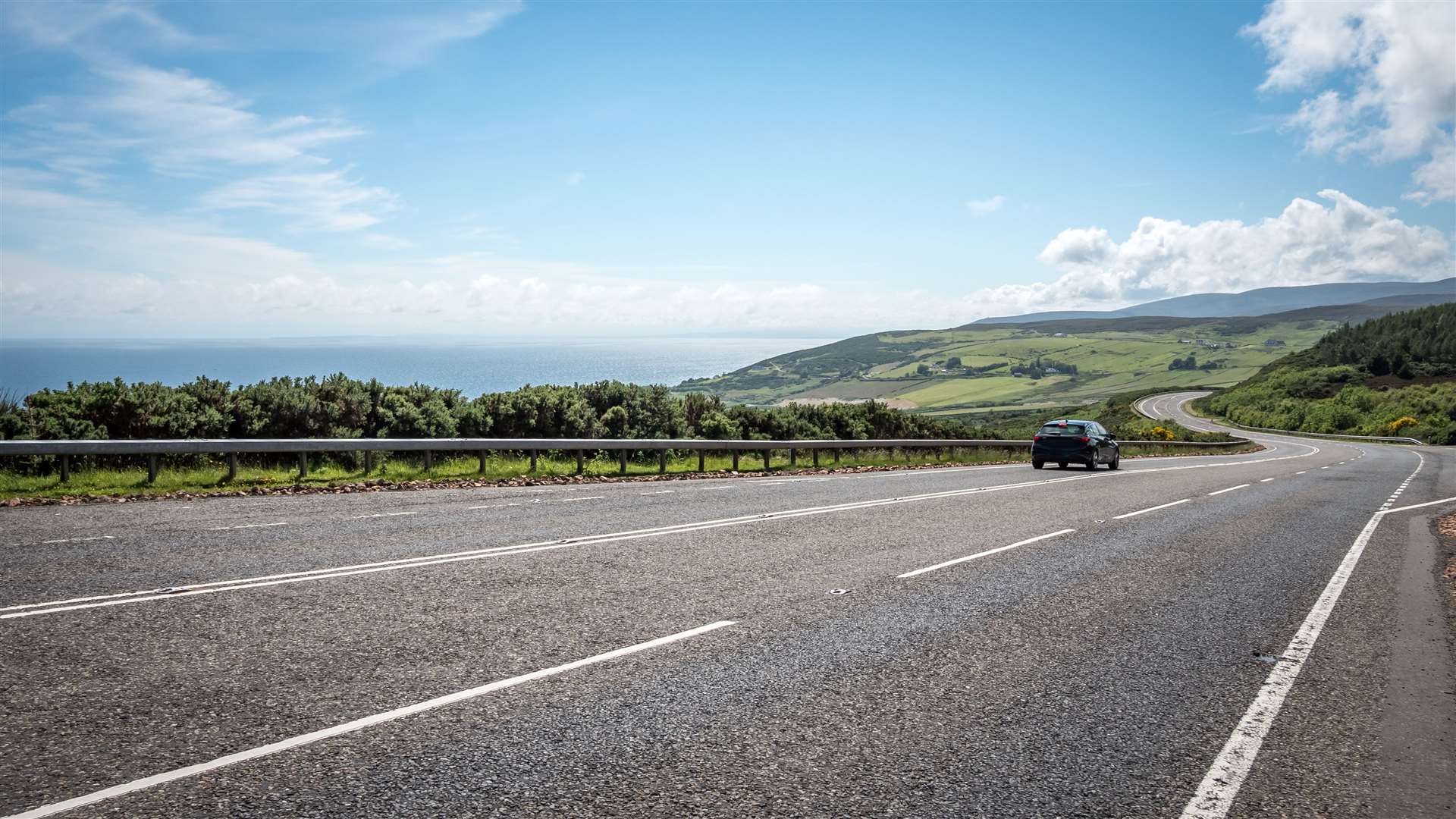 The A9 in the north Highlands. Jamie Stone argues that 'lots of investment has been ploughed into roads in the south of Scotland, but next to none has made its way to the far north'.