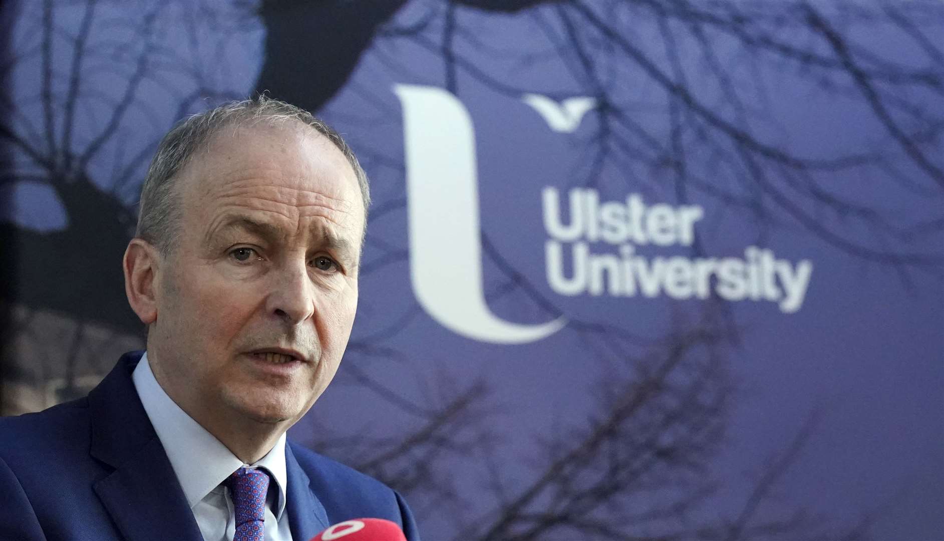 Tanaiste Micheal Martin during a visit to Ulster University in Belfast (Niall Carson/PA)