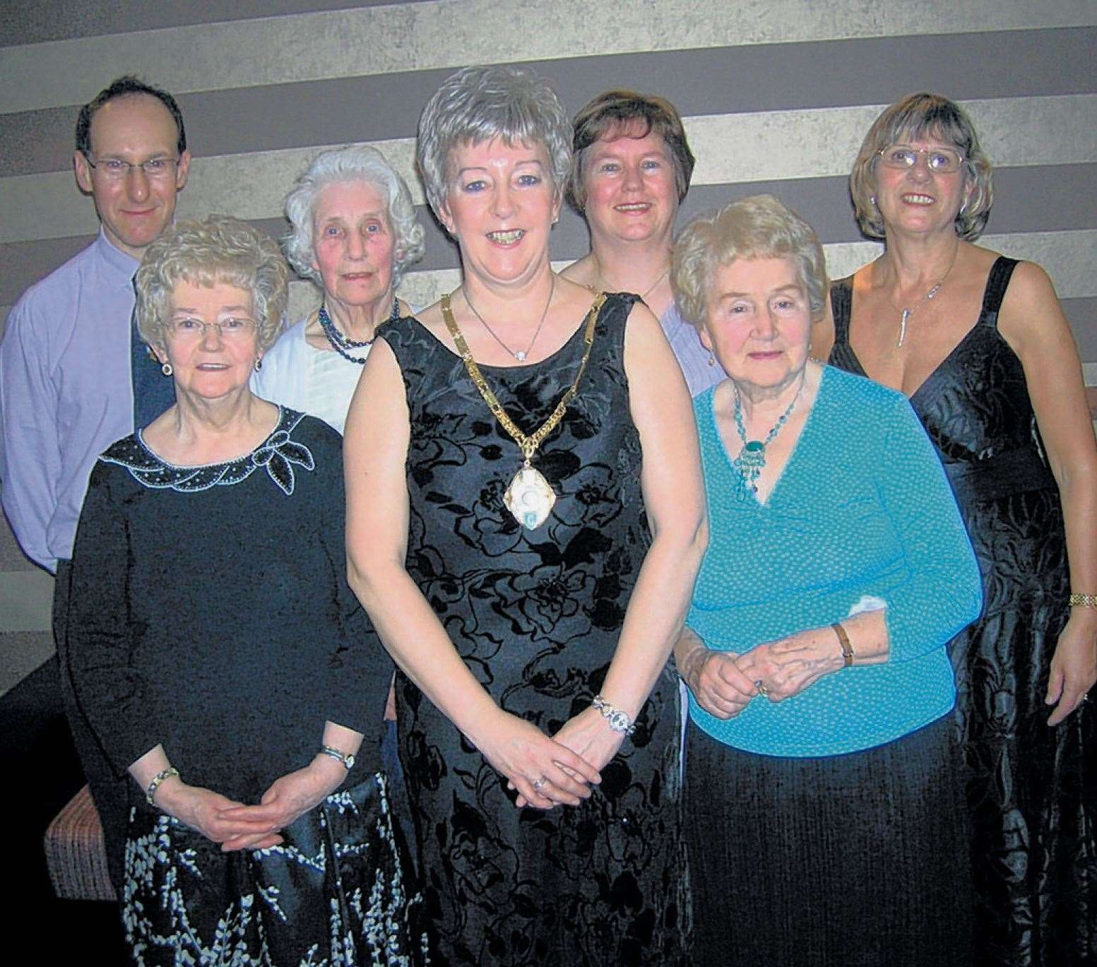 The president of the Edinburgh Caithness Association, Linda Stuart (centre), with members of the group’s committee in 2009. They are (from left) David Bolland, Katriona Gowans, Ina Rankin, Cath Tod, Nancy Dyer and Hilary Mackay.