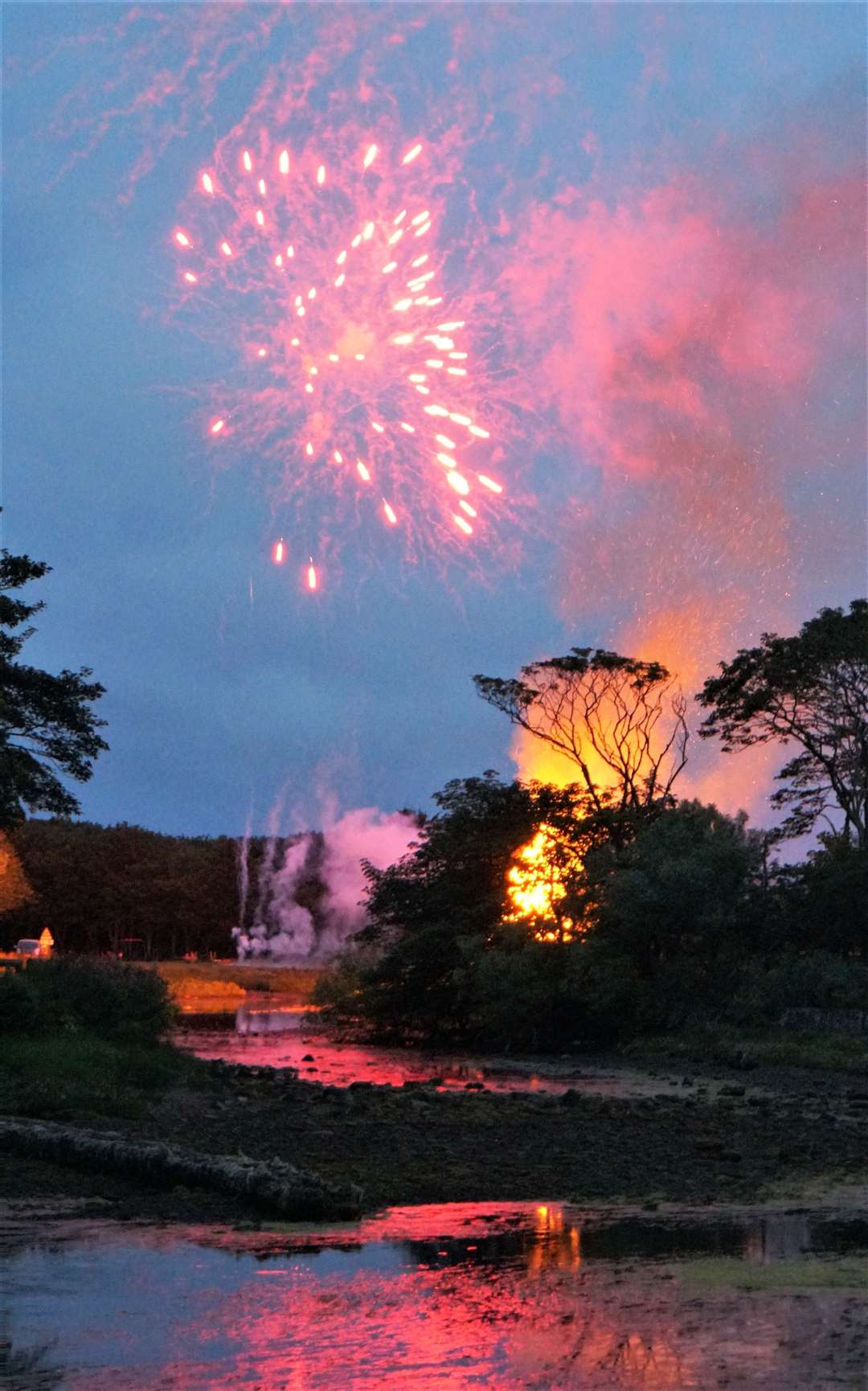 Wick's Gala display of fireworks in 2018. Picture: DGS