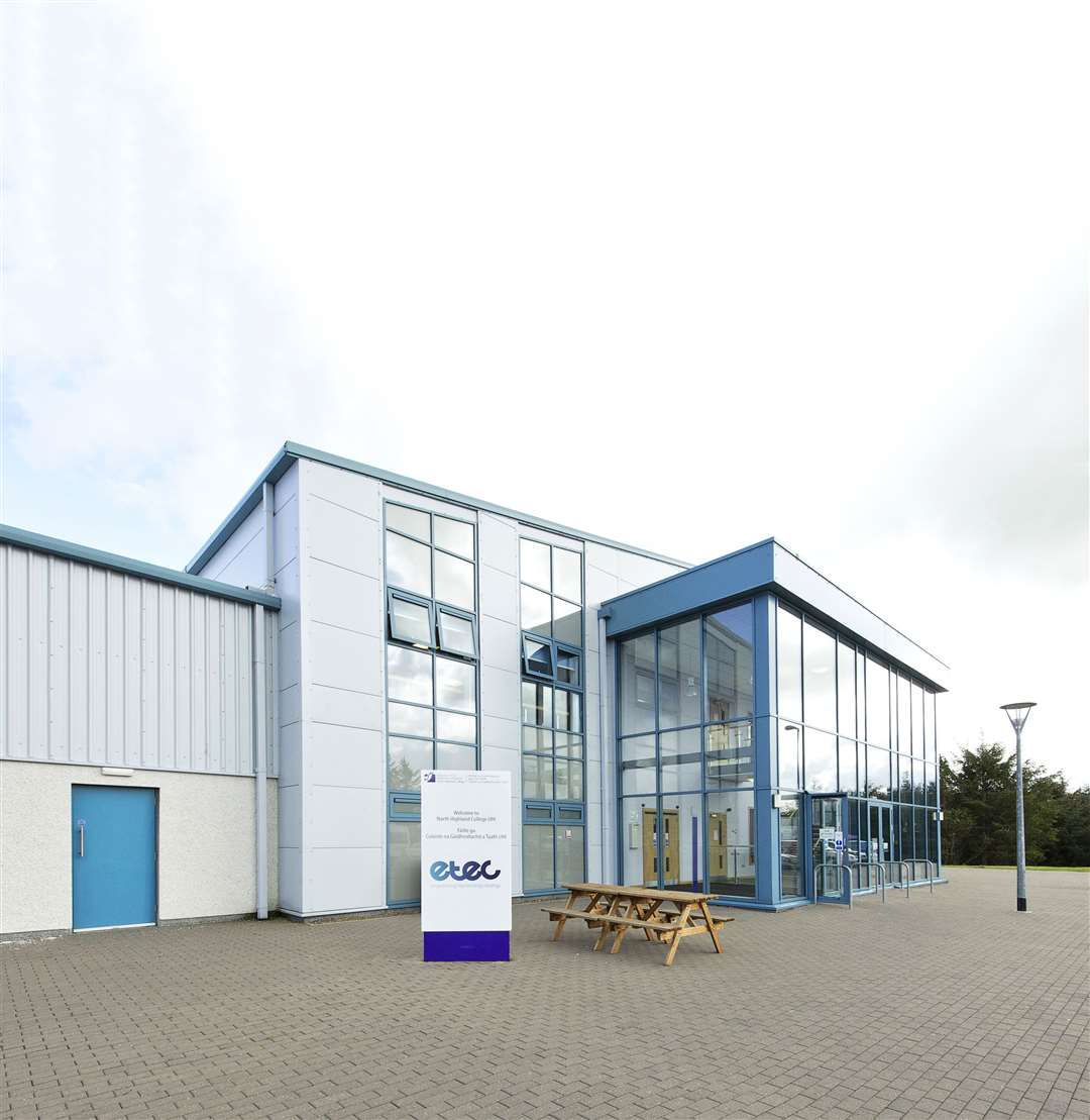 North Highland College UHI's ETEC training facility at the back of the main Thurso campus.