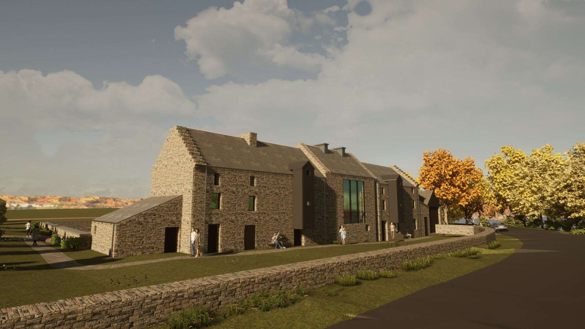 This is how the old mill could look if the plan is approved by Highland Council