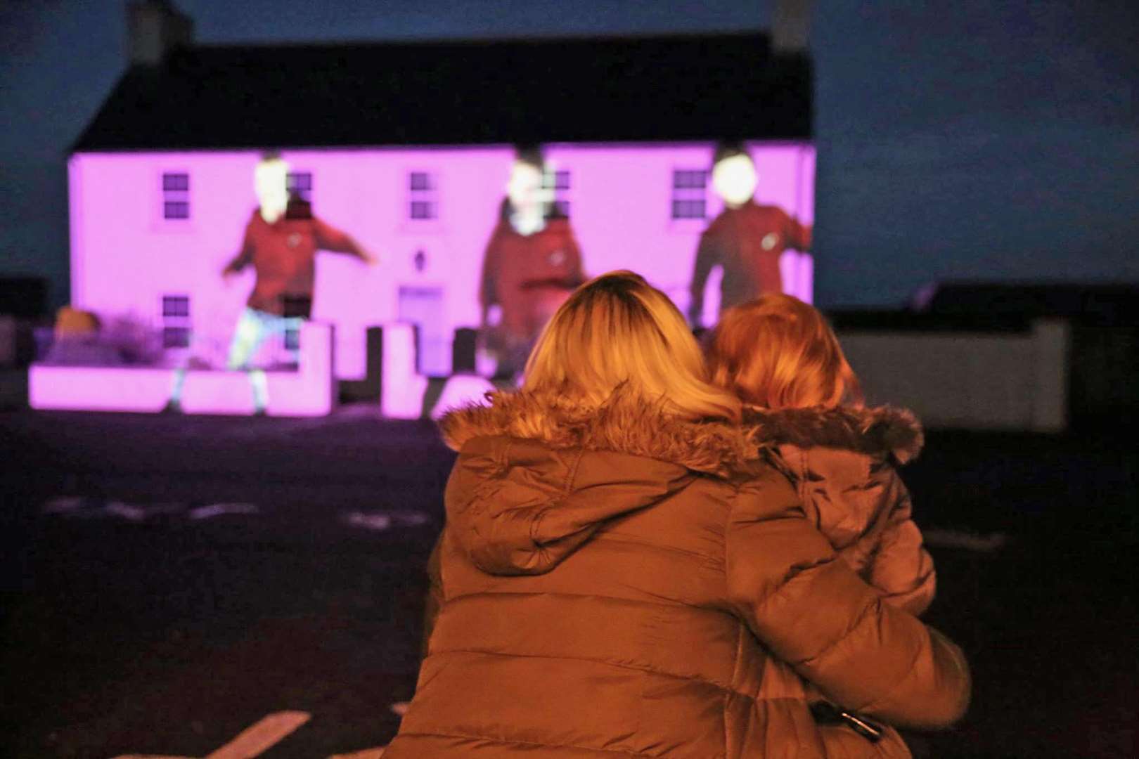 People's footage on a Christmas or winter theme will be projected onto the Artists' House at Lyth Arts Centre.