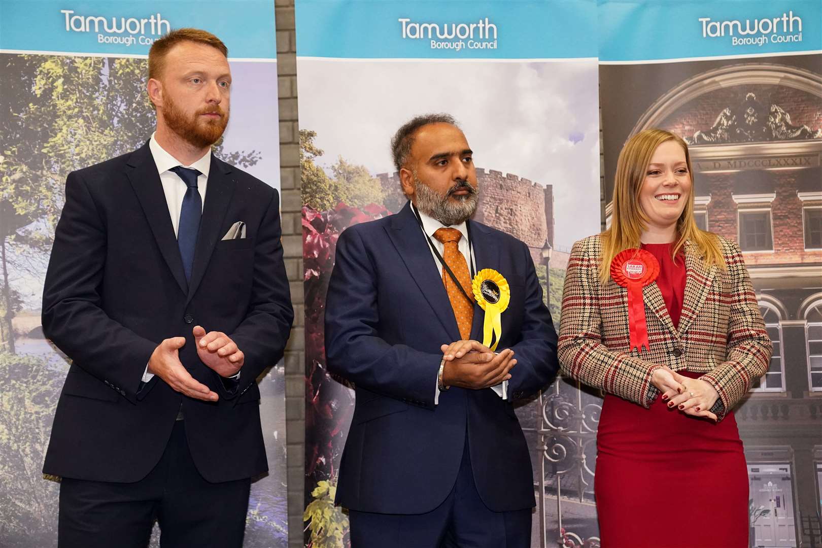 Sarah Edwards is the new MP for Tamworth following Thursday’s by-election (Jacob King/PA)