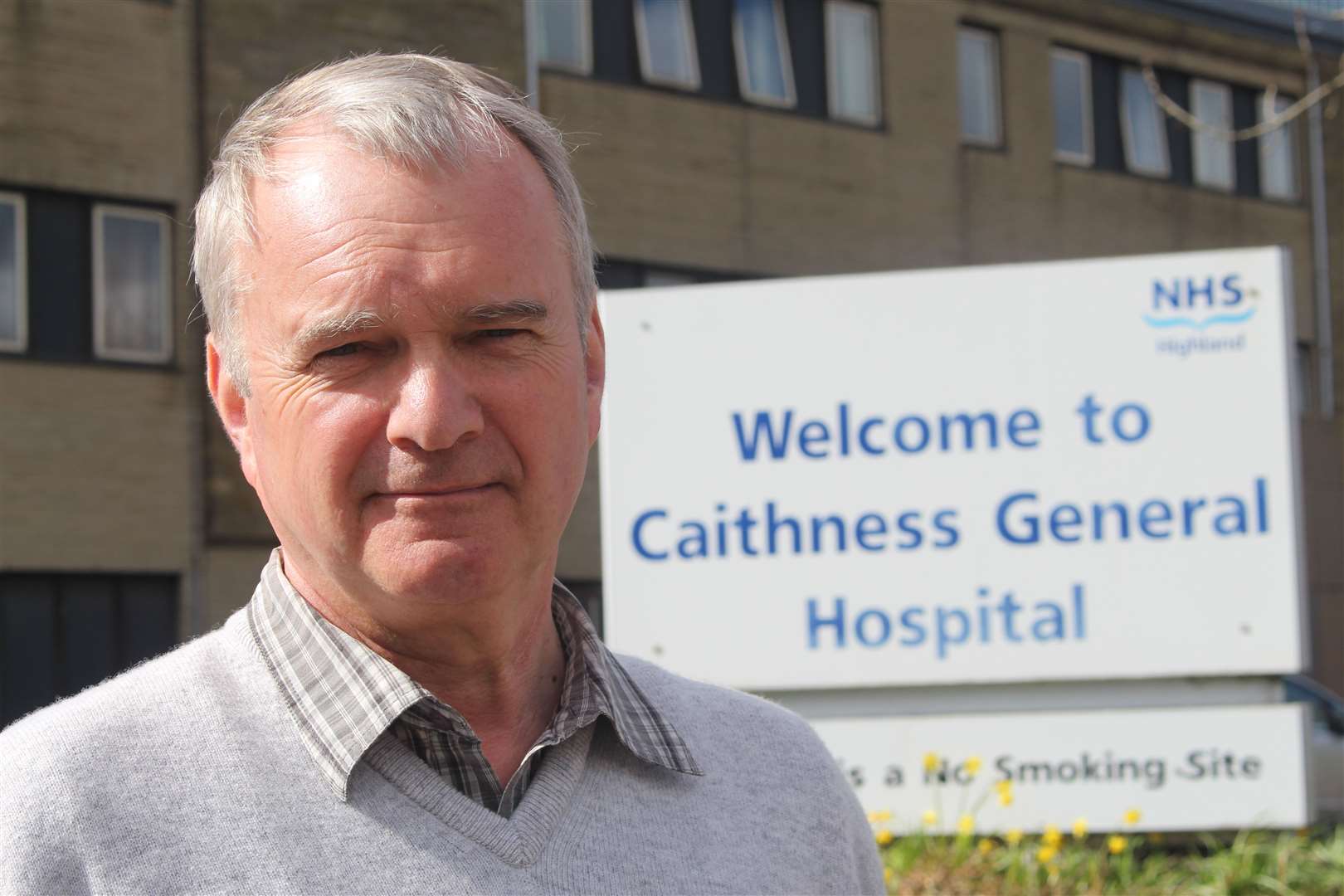 Ron Gunn says Caithness Health Action Team will continue to campaign for 'an Orkney-style maternity unit' at the Wick hospital. Picture: Alan Hendry