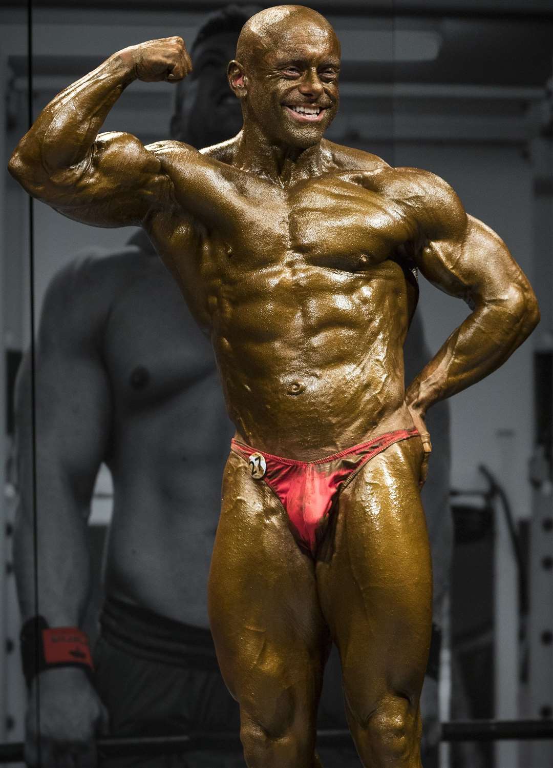 Kev Stewart has been taking part in bodybuilder competitions for four years.