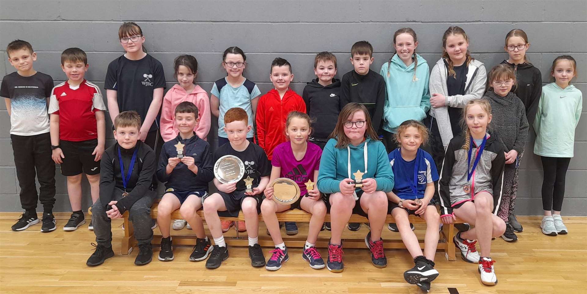 U11 who competed in the Caithness Junior Badminton Championships.  Image: Kerry Mackenzie