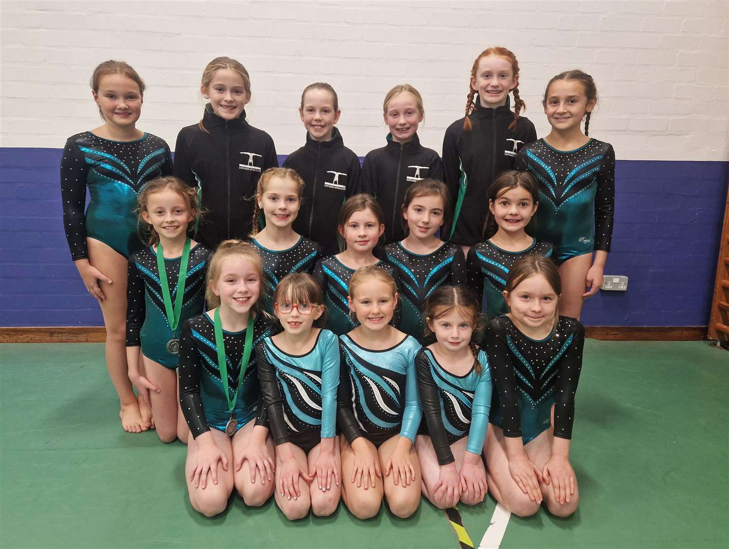 Caithness Gymnastics Club's competition squad (missing from the picture are Emme Spence and Charlie MacGregor).