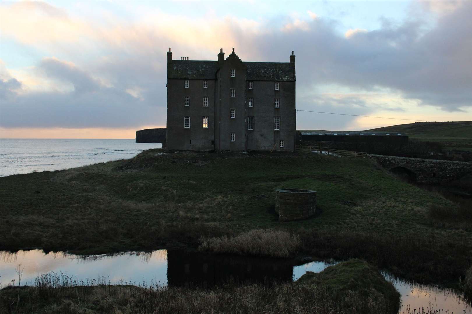The film is based at Freswick Castle.