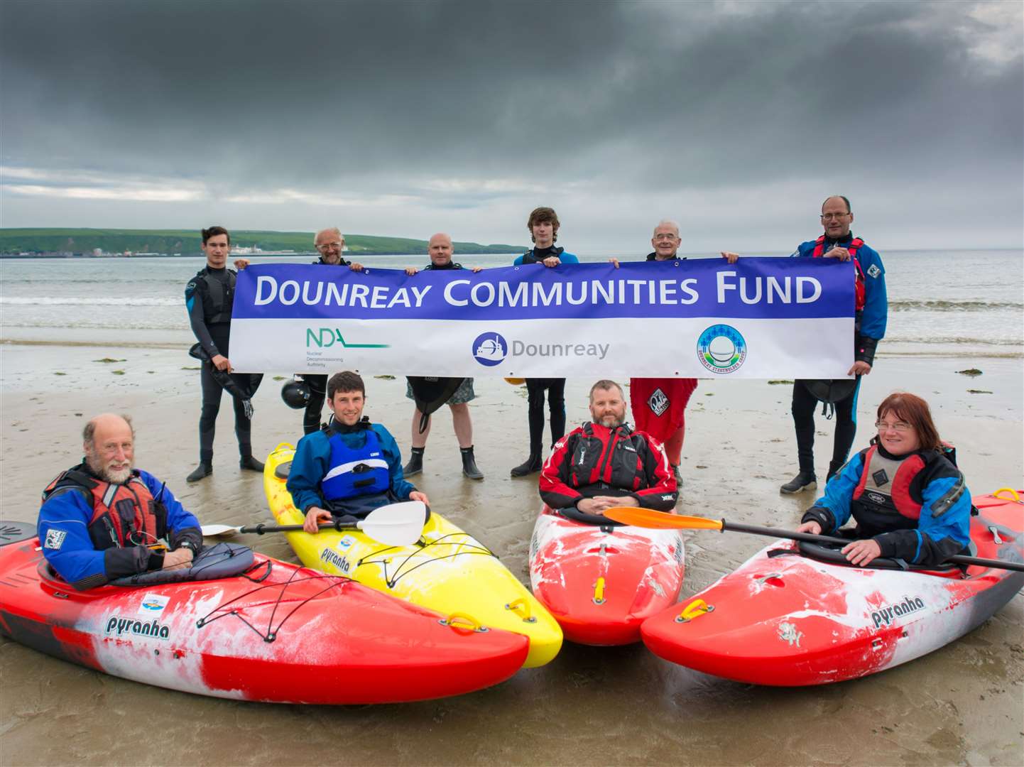 2017: The Club receiving new kayaks.