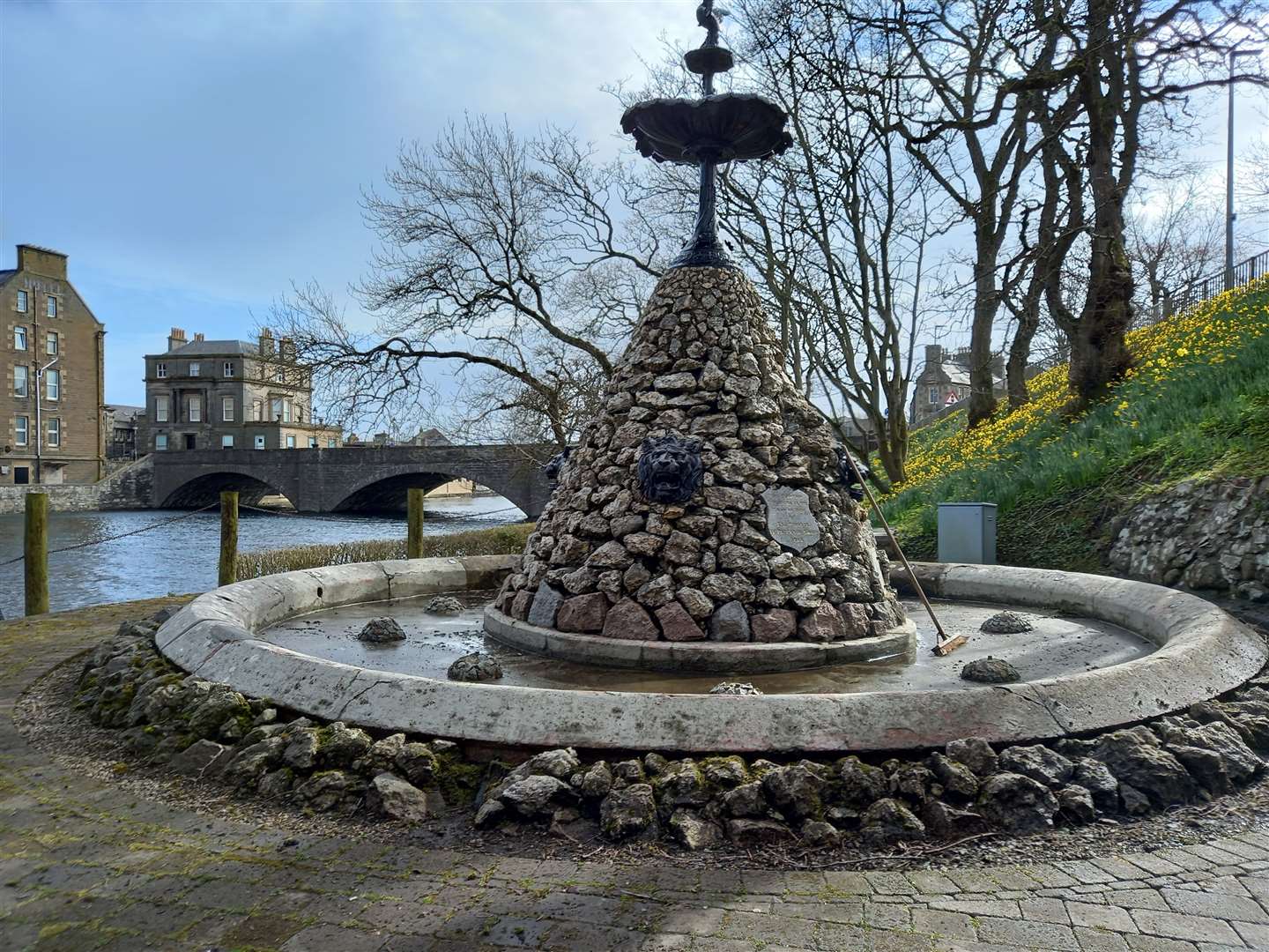 Wick Fountain after a clean up earlier this week, photographed by Derek Bremner.