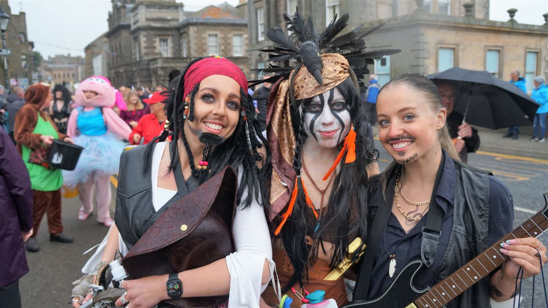 Procession of floats and fancy dress for Wick Gala Week 2022. Picture: DGS